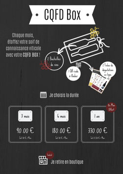 CQFD Box – Abonnement Vins